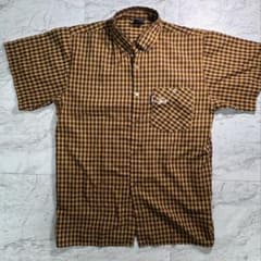 90s stussy チェック 半袖シャツ - メルカリ