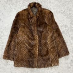 Real Fur Coat リアルファー 毛皮 コート 高級 CA76 - メルカリ