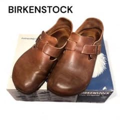 BIRKENSTOCK LONDON 39 ブラウン　レザー　ビルケン　サンダルのサムネイル