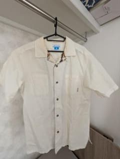 Columbia 半袖シャツ L クリーム色のサムネイル