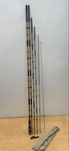 【美品】別誂 江戸川　雷電　 9尺 ヘラブナ竿 櫻 へら竿 別誂 江戸川 雷電 19尺 - メルカリ