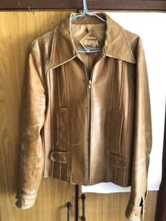 アメリカのテキサス州で買ったvintageの本物の皮ジャンのサムネイル