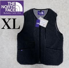ノースフェイスパープルレーベル ベスト ウールボア フリース XL 新品 