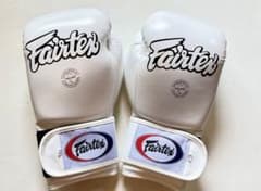Fairtex キックボクシンググローブ ムエタイ8oz アイボリー 新品】fairtex グローブ ムエタイ キックボクシング 8oz 白ホワイト