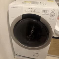 SHARP ES-S7Hドラム式洗濯機 左開き 高さ調整ゴムマット付き - メルカリ