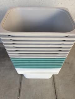 IKEA TROFAST 収納ボックス 19個セット　メダカ　グレー　ターコイズ IKEA TROFAST 収納ボックス 19個セット メダカ グレー ターコイズ
