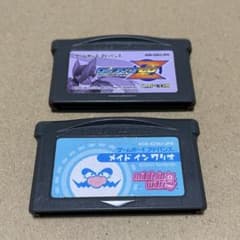 ゲームボーイアドバンス　メイドインワリオ　ロックマンゼロ　GBAのサムネイル