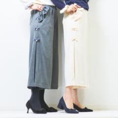アンドラブ☆パール リボン付きワイドパンツ 新品のサムネイル