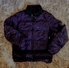 MONCLERモンクレール☆紫黒ダウンジャケットLライダースプラダメンズ 