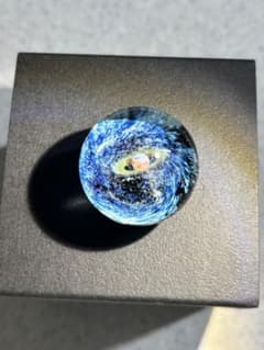 α 宇宙ガラス オーブ ホワイトオパール 戸水賢志 プラスアルファ