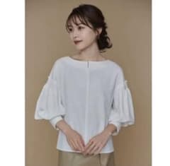 l'or Tuck Sleeve Blouse  ローブブラン　ノーブル　イエナのサムネイル
