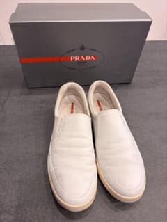 PRADA SPORTS プラダ スポーツ スリッポン ナッパレザー 羊革 - メルカリ