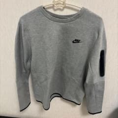 NIKE ナイキ スウェットトレーナー テック系ポケット付きカットソー グレーMのサムネイル