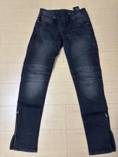 ☆アンチビクスク antibcsc デニムパンツ ブラック バイカーデニム