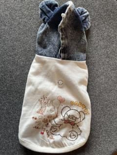 CRAZY BOO⭐︎⭐︎キラキラ⭐︎⭐︎ デニムフード付き　XSサイズ　犬