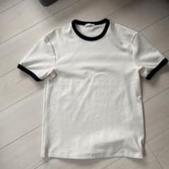 ZARA リブベーシックコントラストTシャツのサムネイル