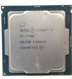 Intel CPU Core i7-7700K 動作確認済み　中古品 Intel Core i7-7700 動作確認済 No,4 - メルカリ