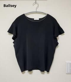 美品／Ballsey ボールジィ フレア袖 クルーネックブラウス カットソー 