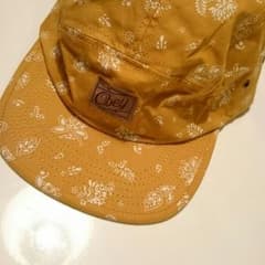 Obeyコットン100%キャップカラシ色ペイズリーユニセックスアジャスター付きのサムネイル