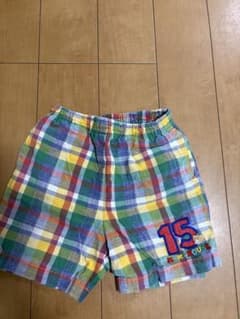 MIKI HOUSE チェック柄 ハーフパンツ 100cmのサムネイル
