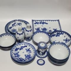 伊万里 鍋島焼 唐子 染付 和食器セット 瀬兵 華山 刻印 伊万里 鍋島焼 唐子 染付 和食器セット 瀬兵 華山 刻印 - メルカリ