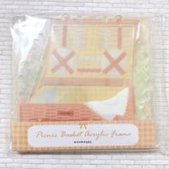 FUKUYA フクヤ ピクニックバスケットアクリルフレーム イエロー - メルカリ