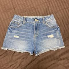 ラブトキシック　LOVE TOXIC デニム ショートパンツ 140 美品のサムネイル