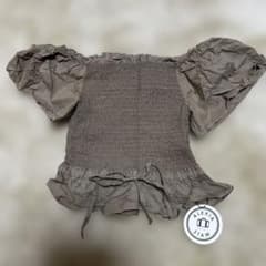 【新品未使用】ALEXIA STAM frill shirred top