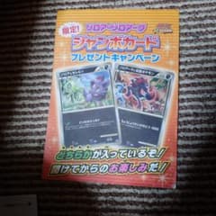 ジャンボカード ゾロア ゾロアーク ポケモンセンター - メルカリ