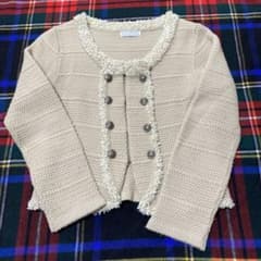 バーニーズニューヨーク　ニットジャケット　レトロのサムネイル