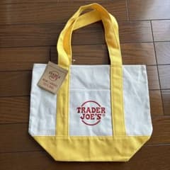 【新品未使用】Trader Joe's ミニトート 黄色のサムネイル