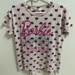Barbie Tシャツ ピンク 女の子のサムネイル