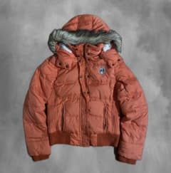 平成ギャルお兄系ファーダウンジャケットフェアリーグランジY2K短丈