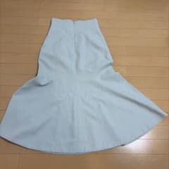 ライトブルー ロングマーメイドスカートのサムネイル