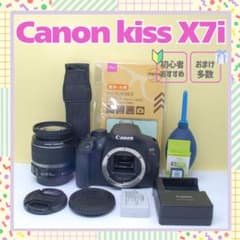❤Canon Kiss X7i❤夏休みの思い出に！❤美品❤スマホ転送OK❤ ❤️Canon Kiss X7i❤️届いてすぐ使える✨初心者おすすめ 一眼レフ
