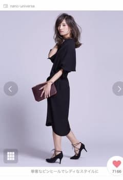 美品★とろみボリューム袖ワンピースのサムネイル