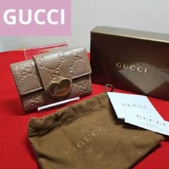 GUCCI グッチ シマレザー 6連キーケース 箱付き ピンクゴールド - メルカリ
