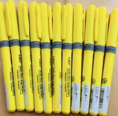 Bic マーキングペン　パステルイエロー　11本のサムネイル