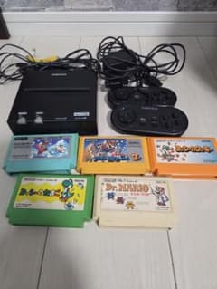 ファミコン互換機 ネオファミ 本体 ソフト5本 動作確認済み GAME TECH