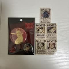 ONE PIECE FILM RED 缶バッジセット＆マグネット 6点セットのサムネイル