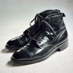 ALDEN 86007 8.5D kid cap-toe boots - メルカリ