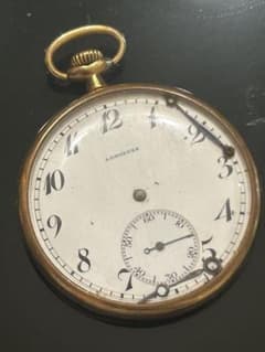 LONGINES 懐中時計 18K刻印 手巻き式 スモールセコンド ヴィンテージ 
