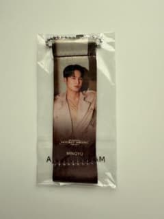 SEVENTEEN ライトヒア　MINGYU 写真付きリボンキーホルダーのサムネイル