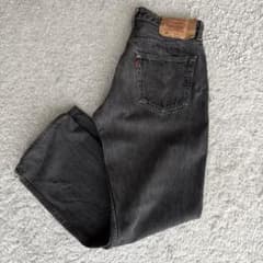 Levi's 501 ブラックデニム 先染め W32 L34 フィリピン製 - メルカリ