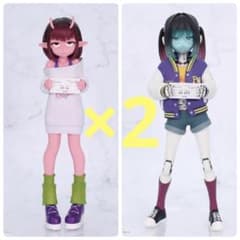 銀河特急 ミルキー☆サブウェイVivitフィギュア チハル マキナ　4個セットのサムネイル