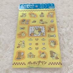 平成レトロ】サンリオ ポムポムプリン キラキラ シール - メルカリ