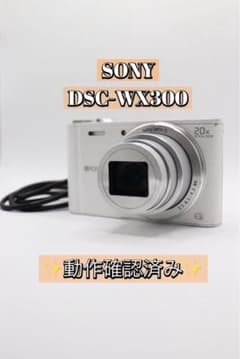 ✨動作確認済み！✨SONY cyber shot DSC-WX300 充電機付き - メルカリ