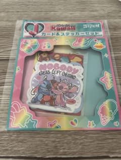 Disney 스티치 카드 및 스티커 세트