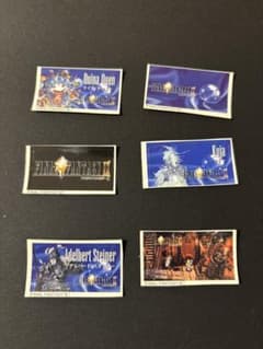 ファイナルファンタジー9 プレイステーションメモリーカードシール29枚