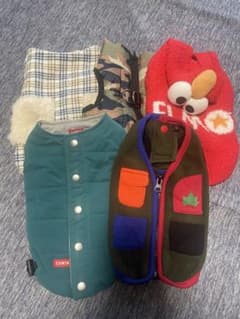 犬用服 5点セット EDWIN LOGOS セサミストリートXSとSのサムネイル